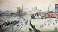 L S Lowry the organ grinder Art A4 Photo Print