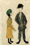 L S Lowry the park Art A4 Photo Print