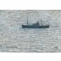 L S Lowry the park bench Art A4 Photo Print