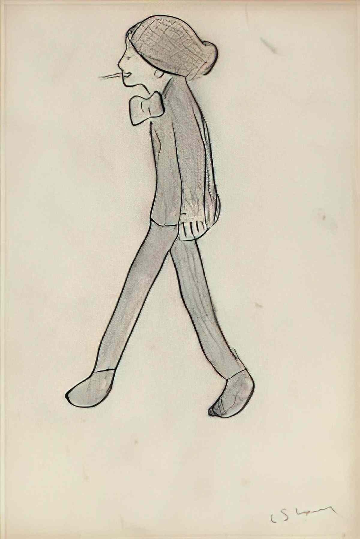 L S Lowry the prayer meeting 2 Art A4 Photo Print