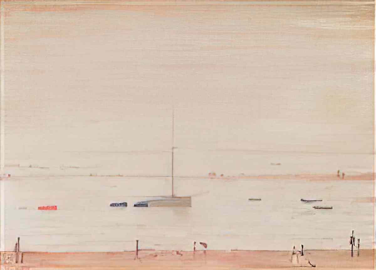 L S Lowry the steps maryport study Art A4 Photo Print