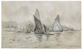 L S Lowry the steps4 Art A4 Photo Print
