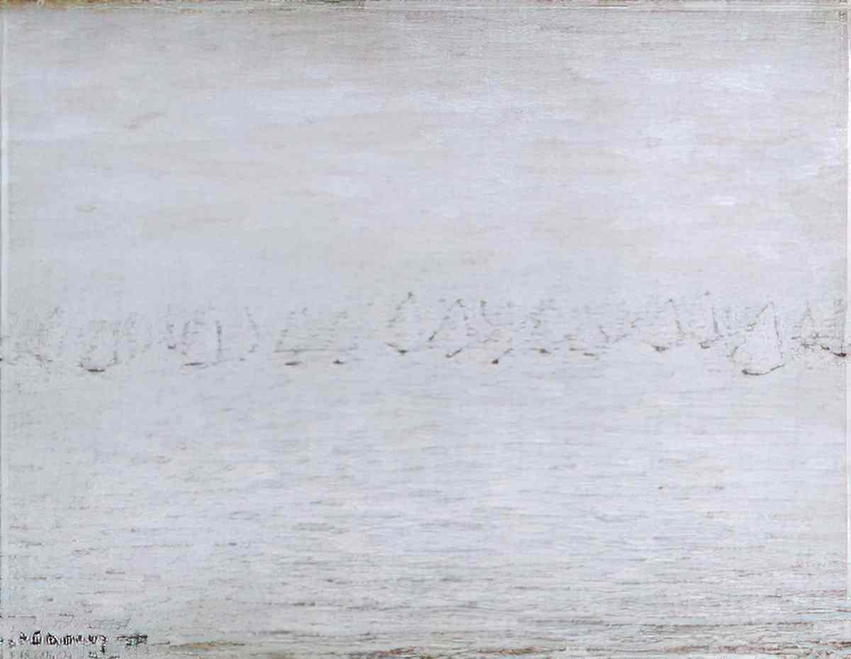 L S Lowry the steps5 Art A4 Photo Print