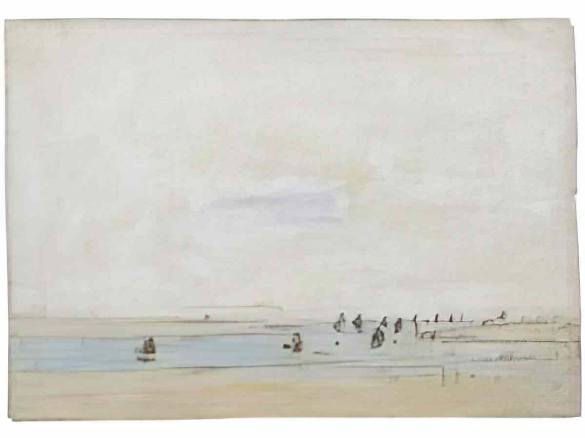 L S Lowry the stranger Art A4 Photo Print