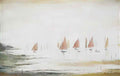 L S Lowry the street brawl Art A4 Photo Print