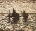 L S Lowry the thames from whitehall court Art A4 Photo Print