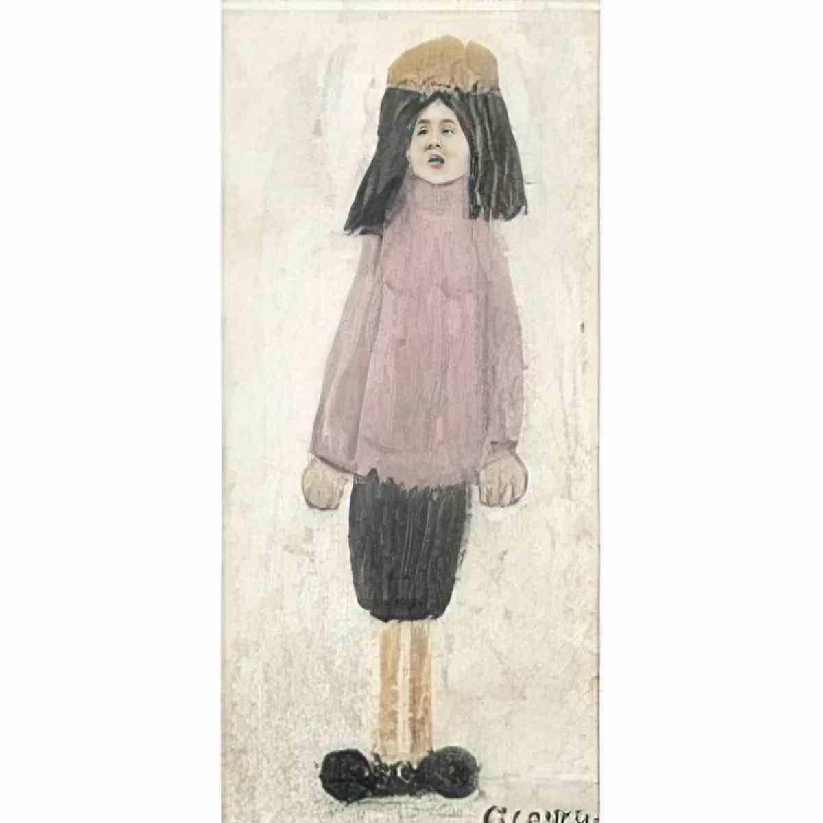 L S Lowry the tramp Art A4 Photo Print