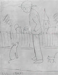 L S Lowry the tramp1 Art A4 Photo Print