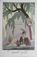 L amant Poete The poetic Lover 15 George Barbier A4 Photo Print