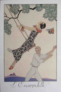 L escarpolette The Swing 19 George Barbier A4 Photo Print