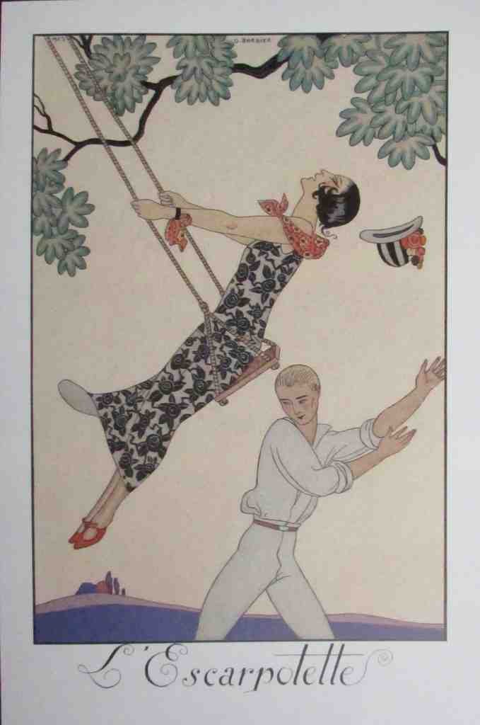 L escarpolette The Swing 19 George Barbier A4 Photo Print