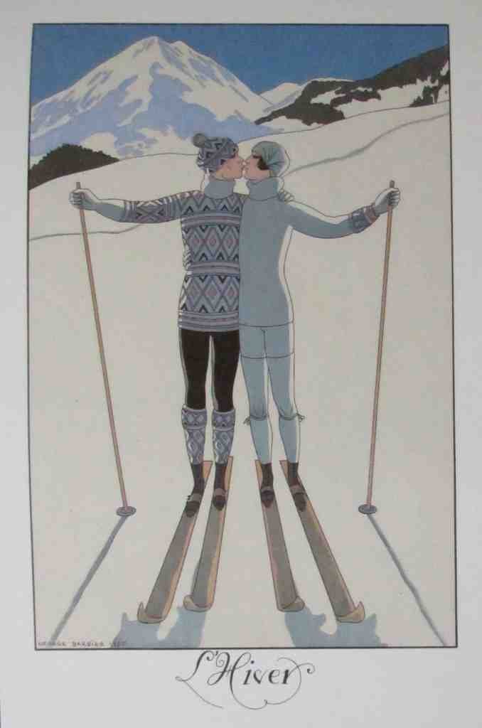 L hiver Winter 37 George Barbier A4 Photo Print