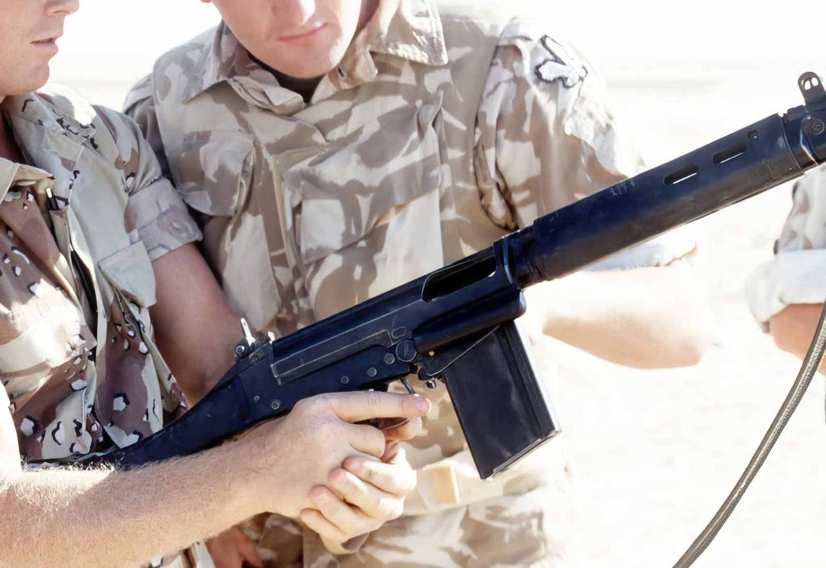 L1a1 Slr Self Loading Rifle 2 A4 Photo Print