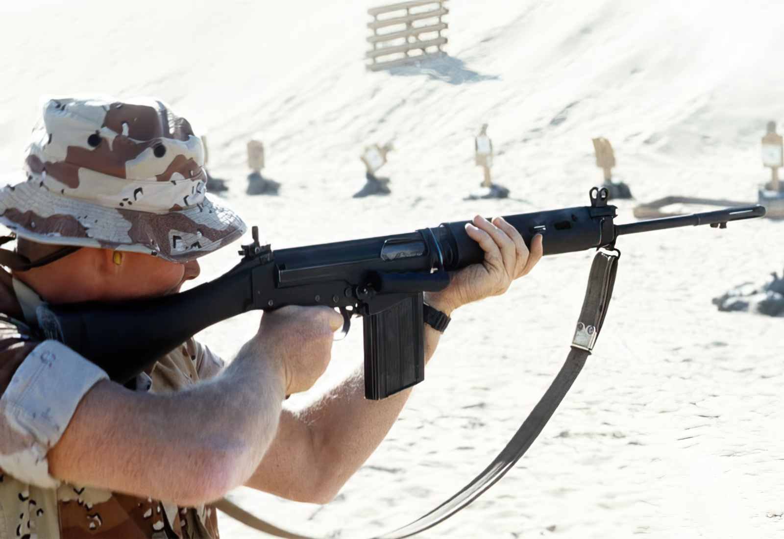 L1a1 Slr Self Loading Rifle A4 Photo Print