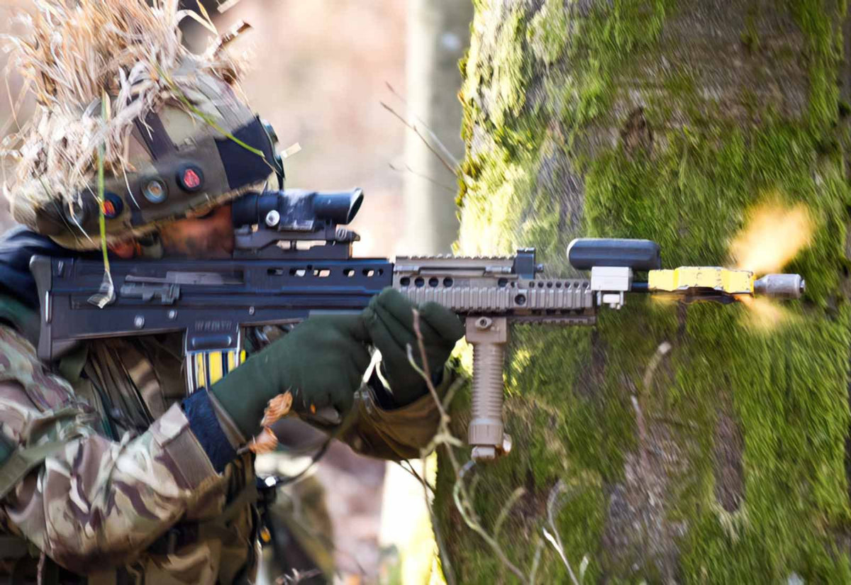 L85 Individual Weapon 7 A4 Photo Print