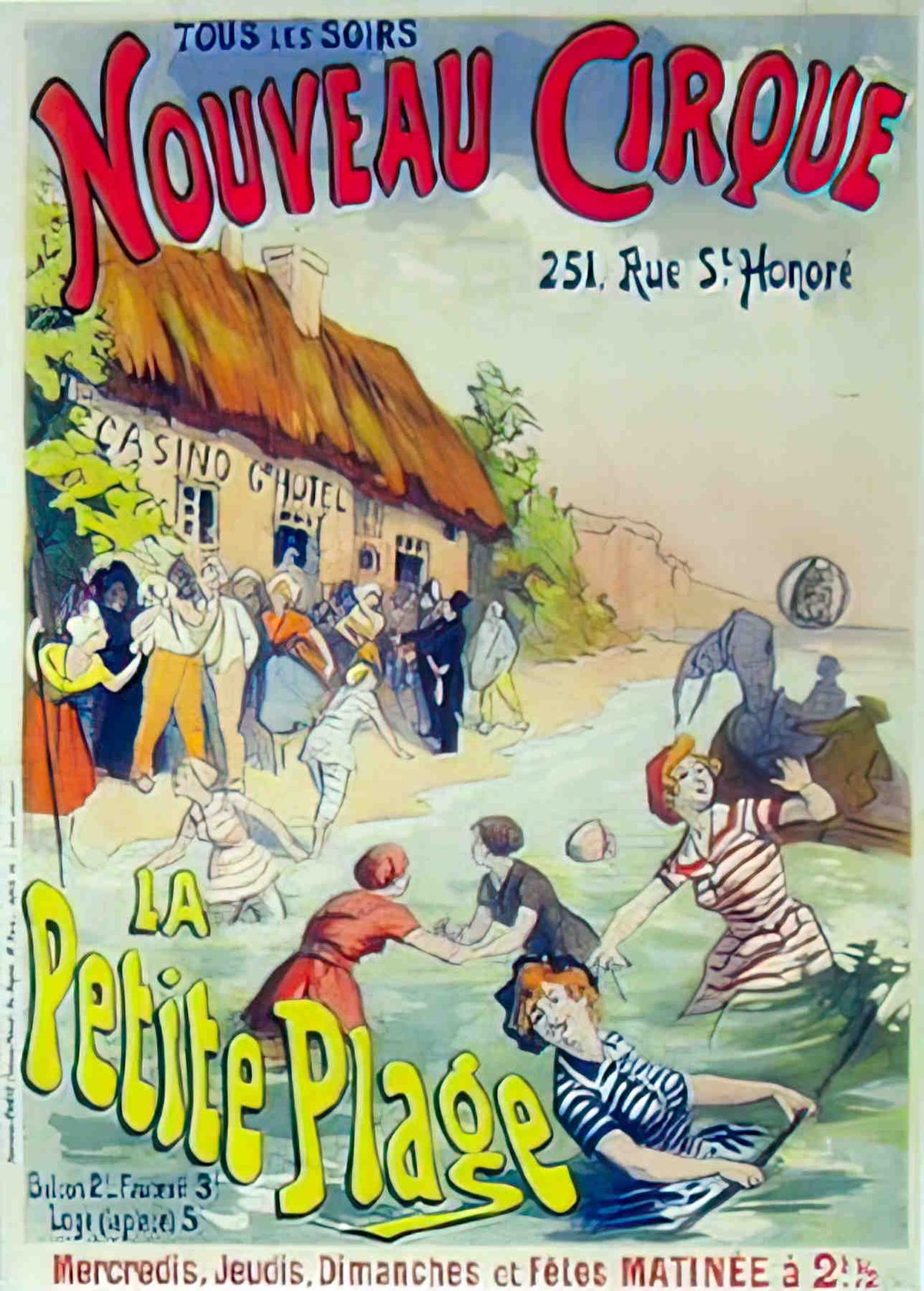 LA PETITE PLAGE Advert A4 Photo Print