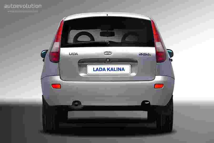 LADAKalinaHatchback 3431 3 Car A4 Photo Print