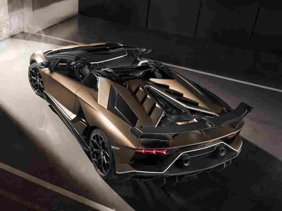 LAMBORGHINI Aventador SVJ Roadster 6536 18 Car A4 Photo Print