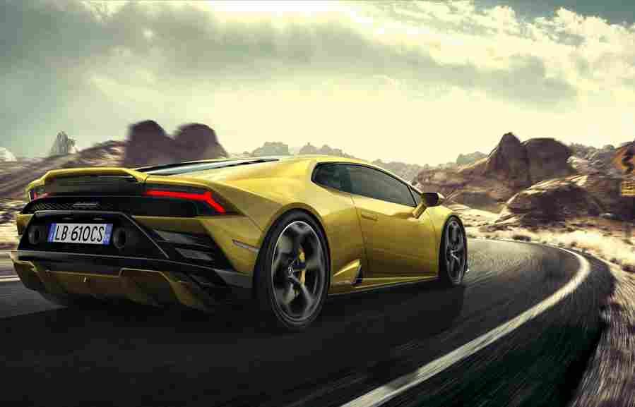 LAMBORGHINI Huracan Evo RWD 6726 13 Car A4 Photo Print