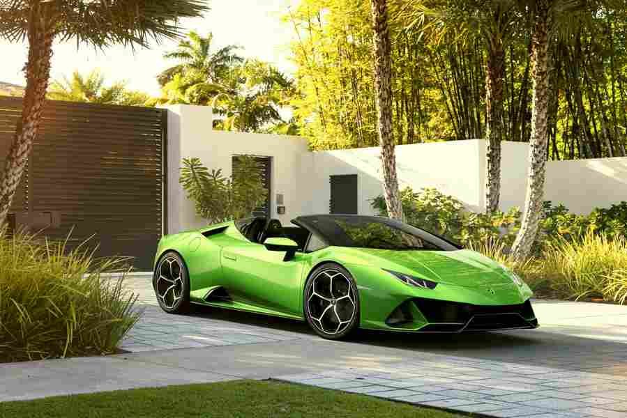 LAMBORGHINI Huracan Evo Spyder 6518 24 Car A4 Photo Print