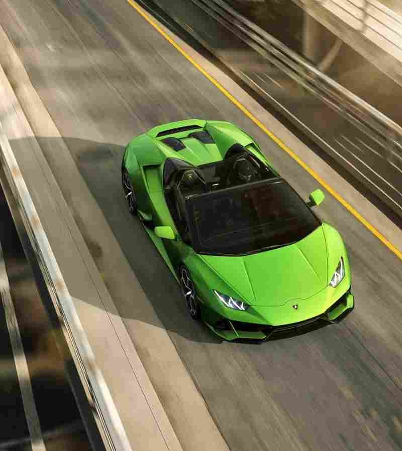 LAMBORGHINI Huracan Evo Spyder 6518 25 Car A4 Photo Print