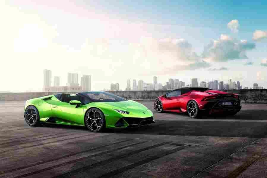 LAMBORGHINI Huracan Evo Spyder 6518 27 Car A4 Photo Print