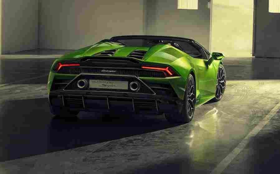 LAMBORGHINI Huracan Evo Spyder 6518 5 Car A4 Photo Print
