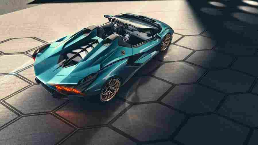 LAMBORGHINI Sian Roadster 6874 10 Car A4 Photo Print