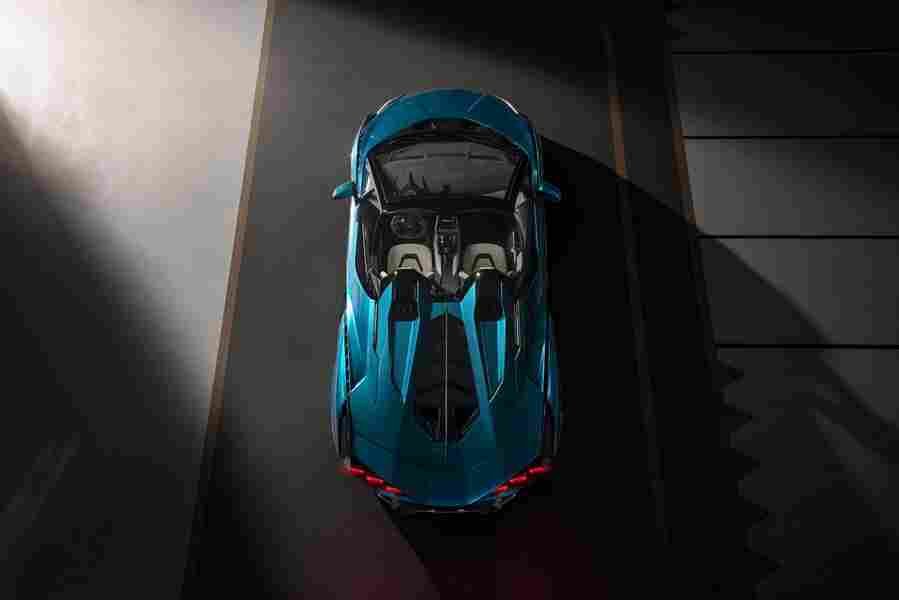 LAMBORGHINI Sian Roadster 6874 17 Car A4 Photo Print