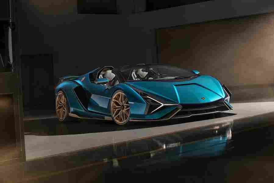LAMBORGHINI Sian Roadster 6874 20 Car A4 Photo Print