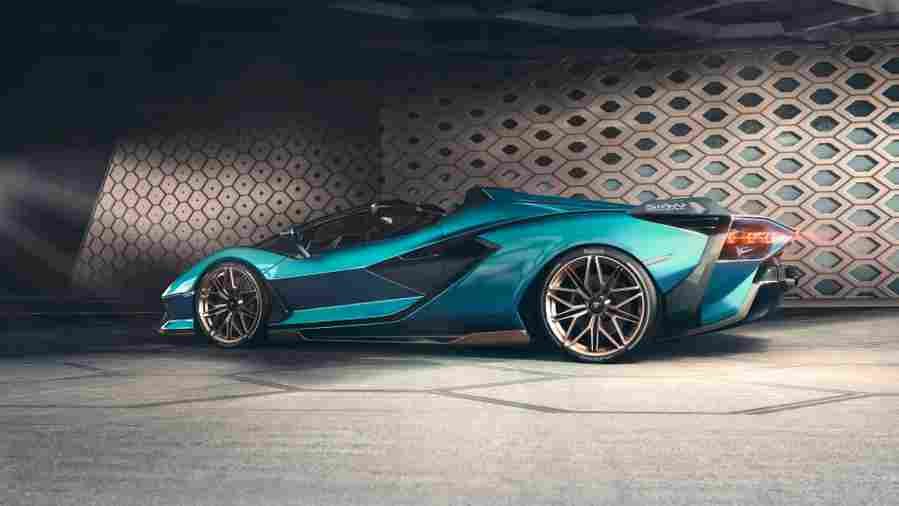 LAMBORGHINI Sian Roadster 6874 3 Car A4 Photo Print