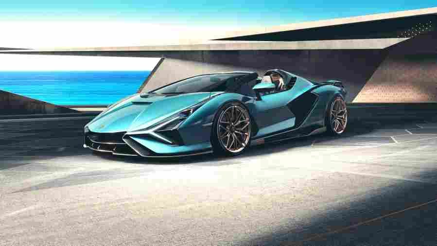 LAMBORGHINI Sian Roadster 6874 5 Car A4 Photo Print