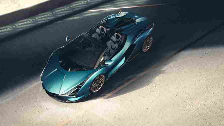 LAMBORGHINI Sian Roadster 6874 7 Car A4 Photo Print