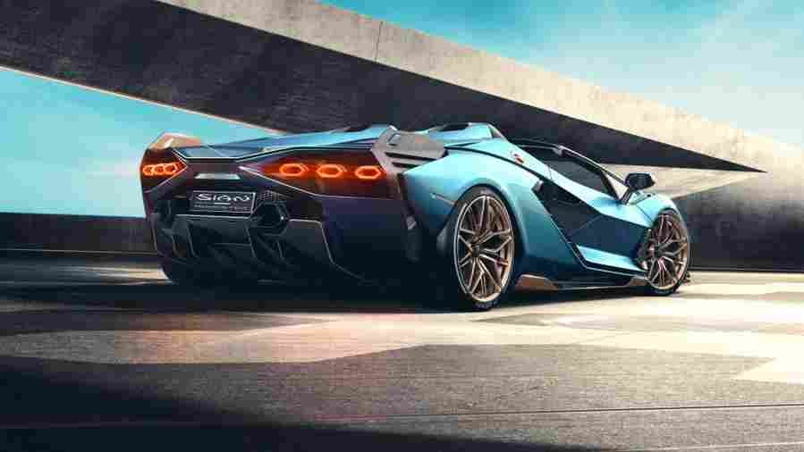 LAMBORGHINI Sian Roadster 6874 8 Car A4 Photo Print