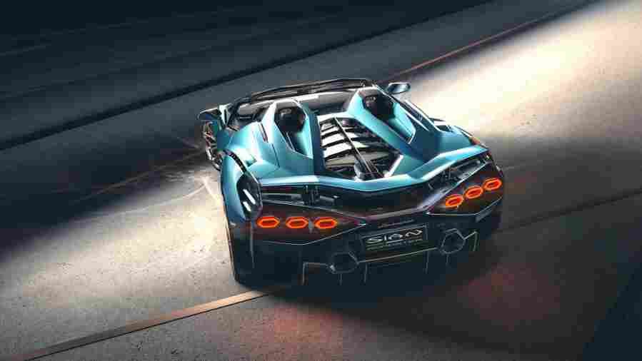 LAMBORGHINI Sian Roadster 6874 9 Car A4 Photo Print