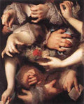 LARGILLIERE Nicolas de Study Of Hands  A4 Photo Print