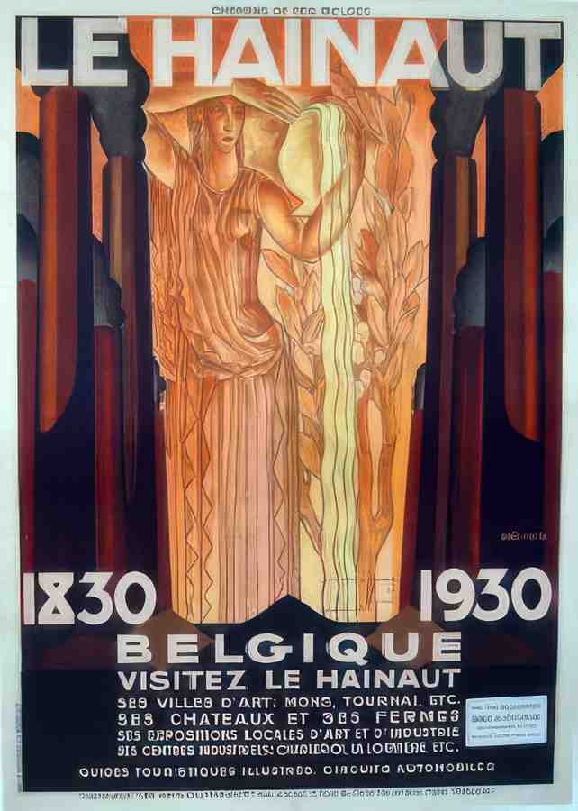 LE HAINAUT Vintage Advert A4 Photo Print