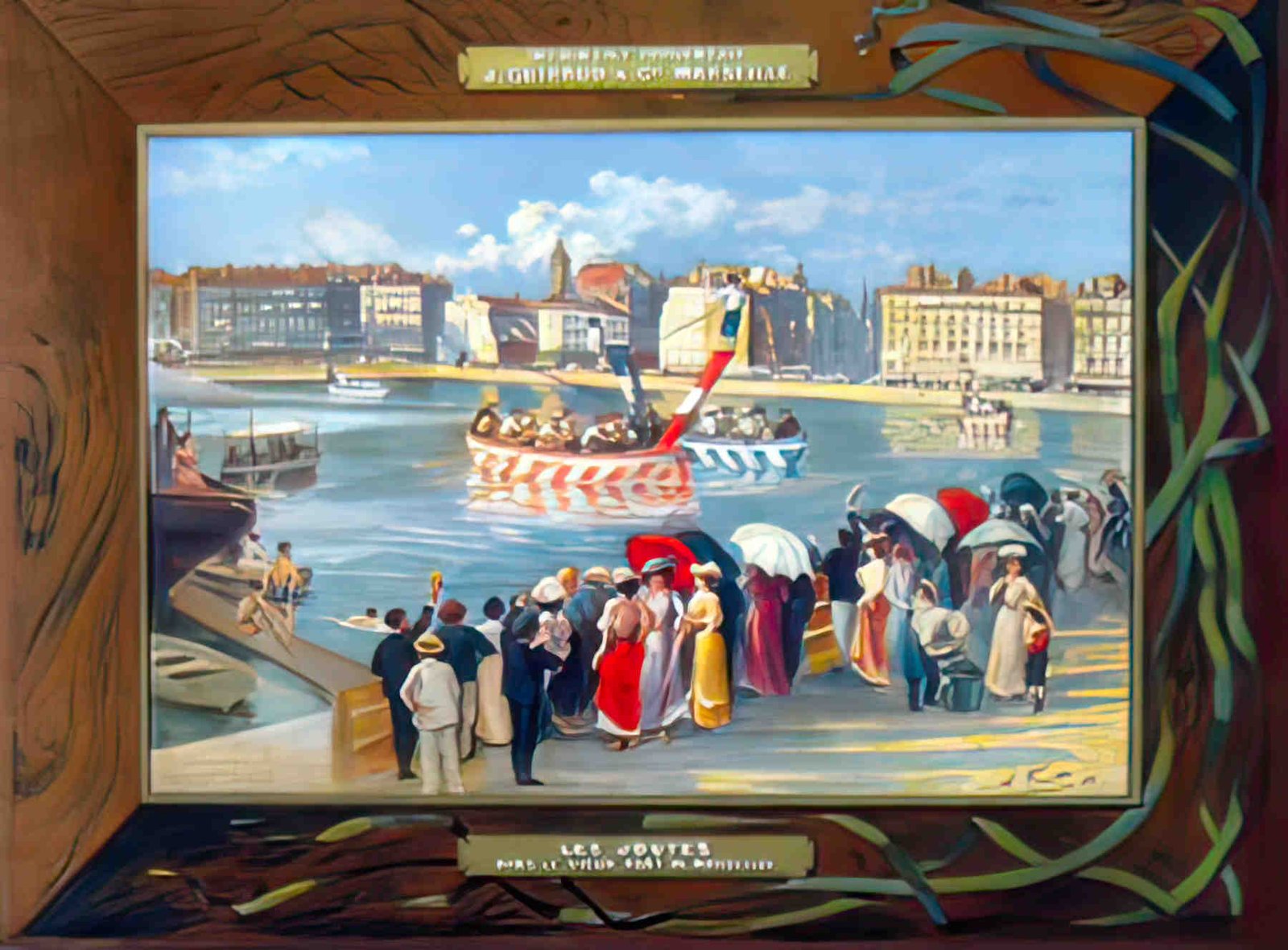 LES JOUTES A MARSEILLE Advert A4 Photo Print