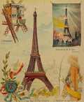 LExposition de Paris 1878 Eiffel Tower A4 Photo Print