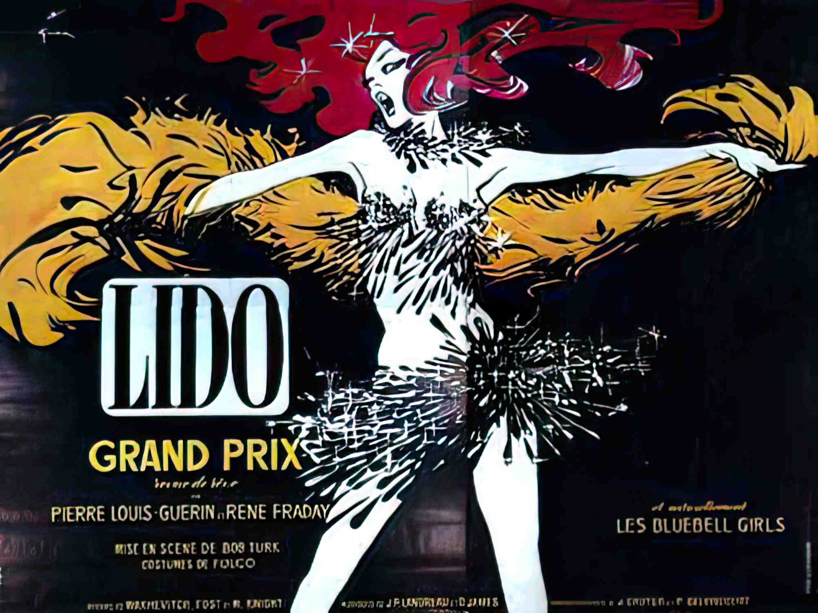 LIDO DRAND PRIX BY GRUAU Advert A4 Photo Print