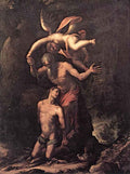 LIGOZZI Jacopo Sacrifice Of Isaac Art A4 Photo Print