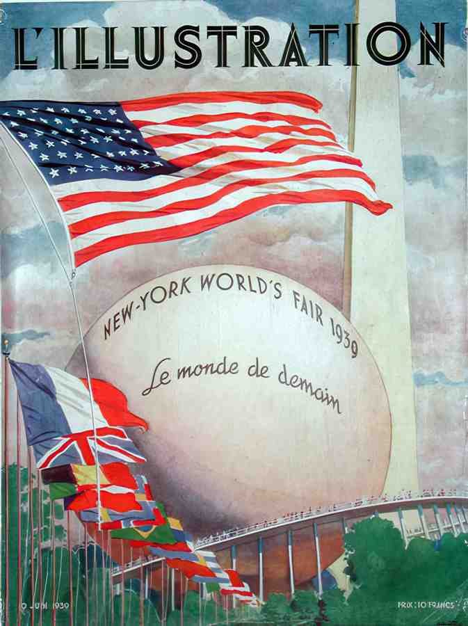 LIllustrationWorldFair Vintage Advert A4 Photo Print
