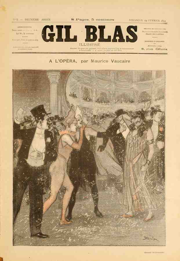 LOpera Vintage Advert A4 Photo Print