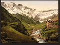 La Cirque I Gavarnie Pyrenees Vintage A4 Photo Print