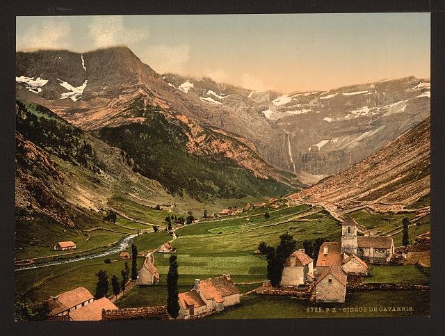 La Cirque II Gavarnie Pyrenees Vintage A4 Photo Print