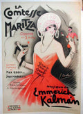 La Comtesse Maritza Vintage Retro Advert Poster A4 Photo Print