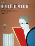 La Coupole by Razzia Vintage Advert A4 Photo Print