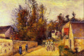 La Diligence Route Dennery Pissarro Impressionism A4 Photo Print