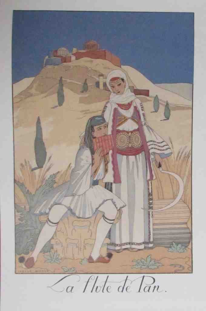 La Flute De Pan Pan Pipes 16 George Barbier A4 Photo Print