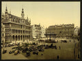 La Grande Place Brussels Vintage A4 Photo Print
